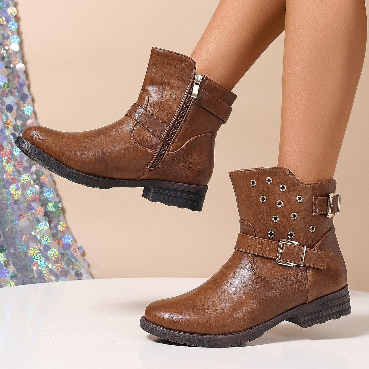 Classic Orthopedic Boots with Timeless Style