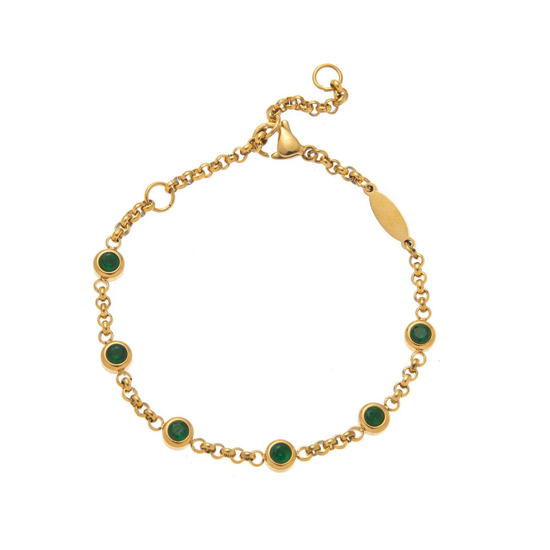 Hasset Minimal Birthstone Bracelet