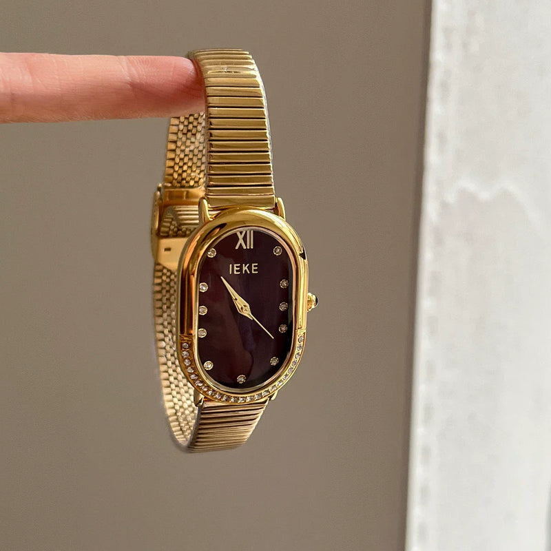 Oval Dial Bracelet Watch