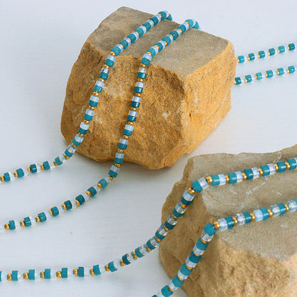 Robin Natural Stone Beaded Necklace