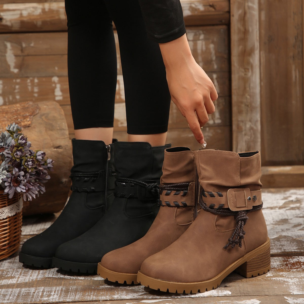 Chic Orthopedic Boots with Unique Design