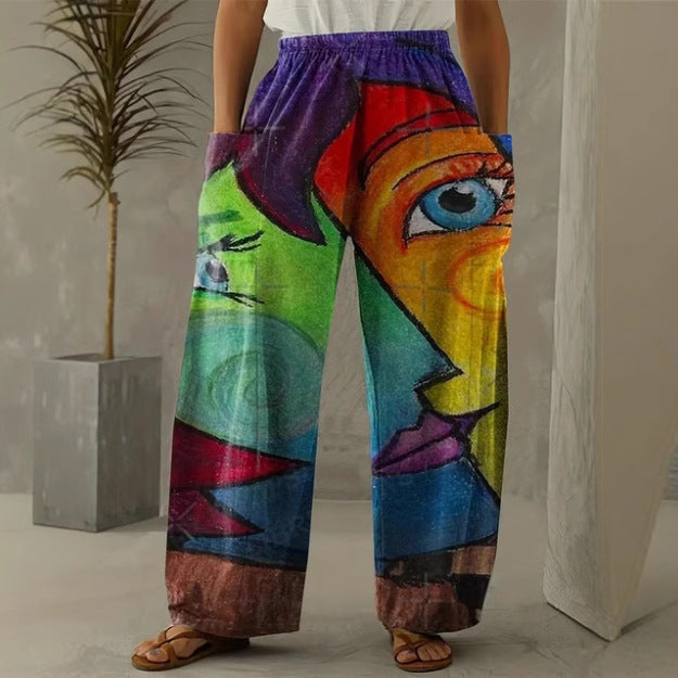 Poli et ludique Pantalon