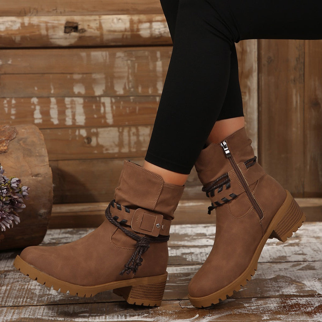 Chic Orthopedic Boots with Unique Design