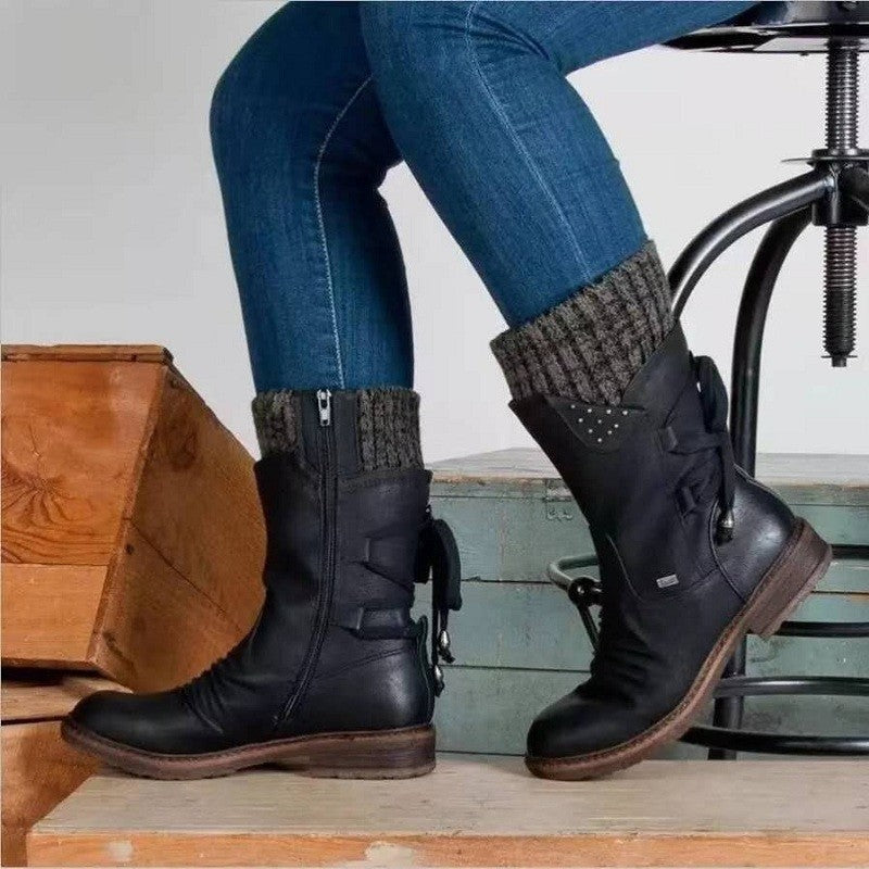 Chic Orthopedic Boots with Unique Design
