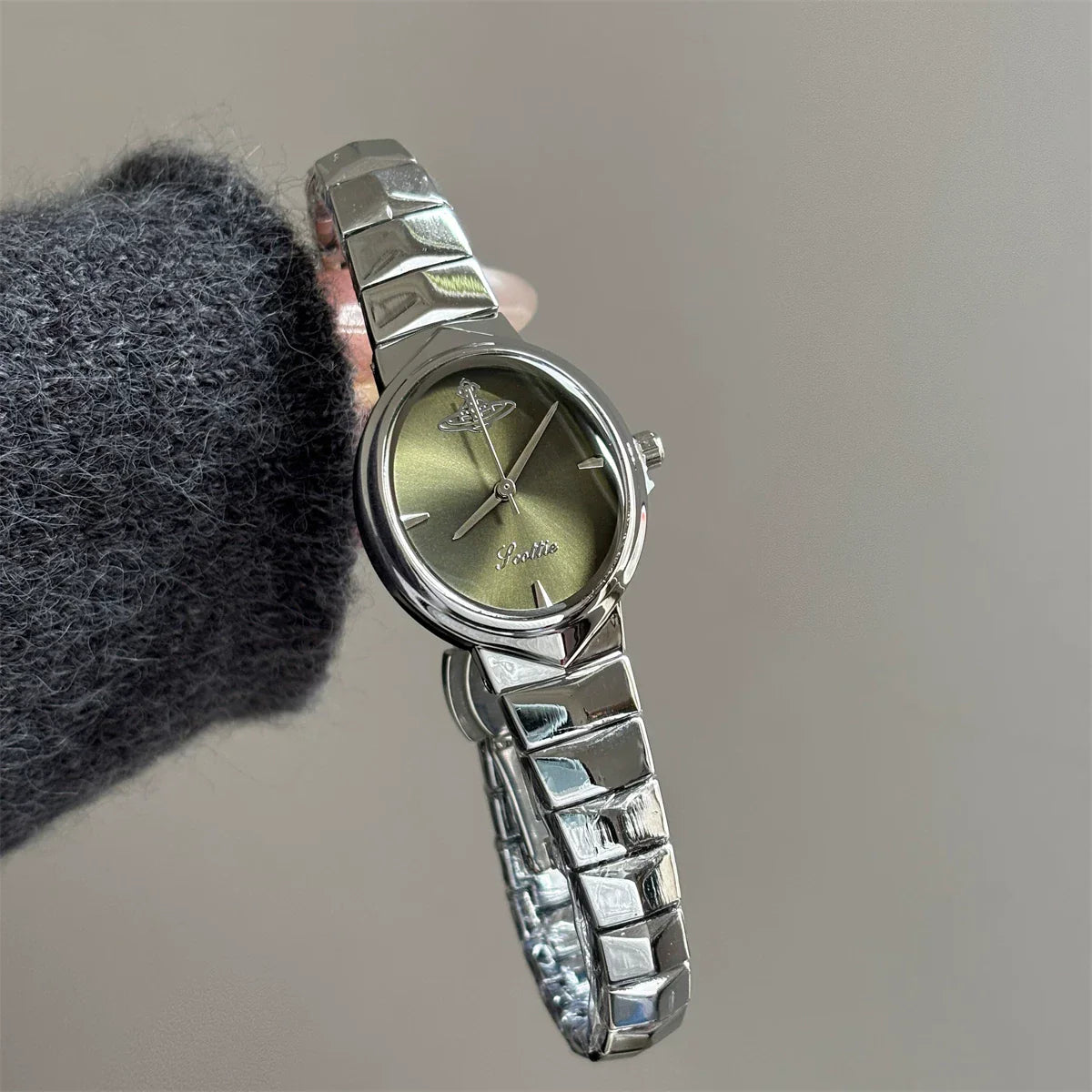 Minimalist Snake Chain Bracelet Watch