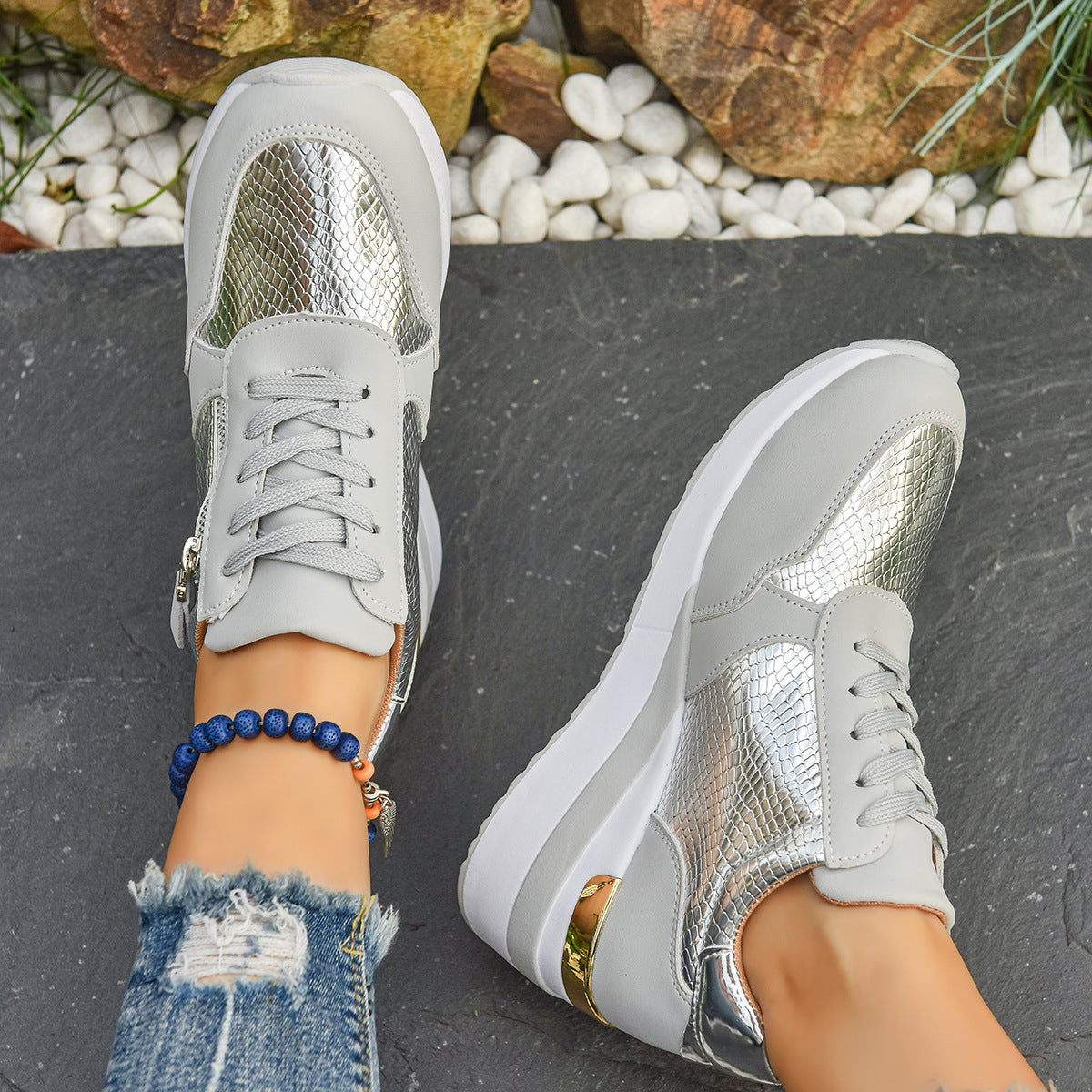 Classic Orthopedic Trainers with Timeless Style
