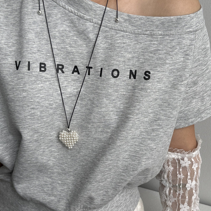 Aliza Clover Pearl Necklace