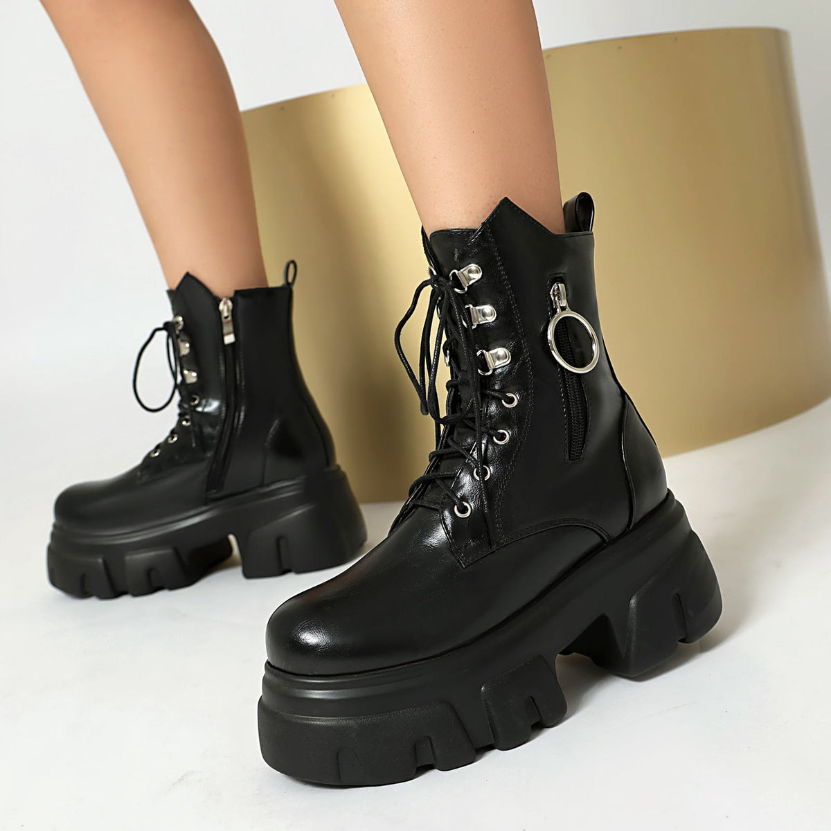 Vintage Inspired Orthopedic Boots