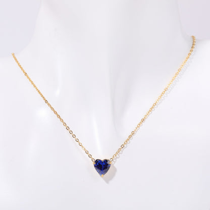 Maryella Birthstone Love Necklace
