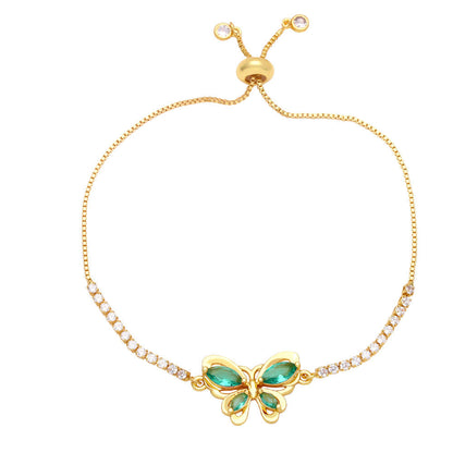 Jamira Zircon Butterfly Bracelet