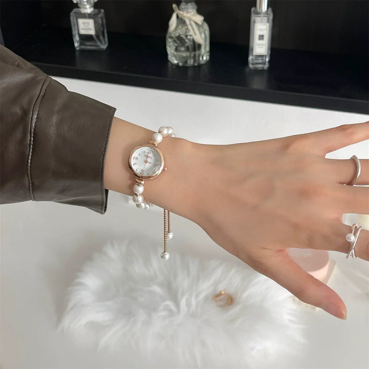 Pearl Bracelet Watch