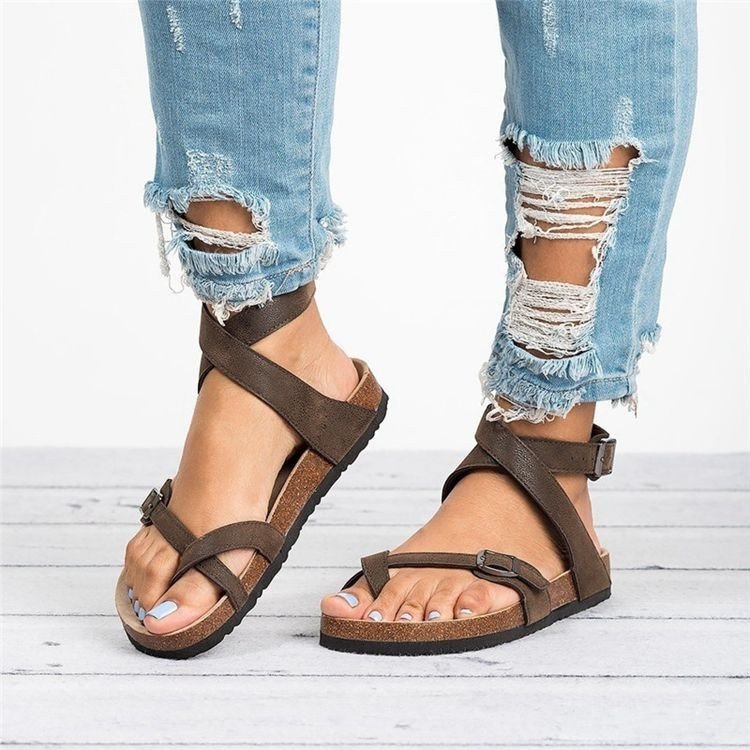 Vintage Inspired Orthopedic Sandals