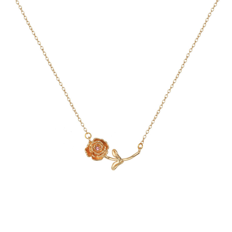 Kaylea Birth Flower Pendant Necklace
