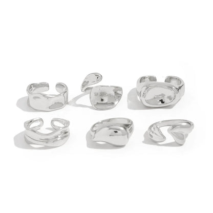 Shawna Irregular Open Ring Set