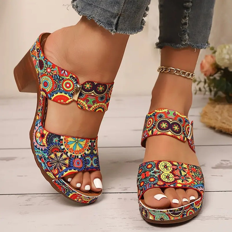 Vintage Inspired Orthopedic Sandals