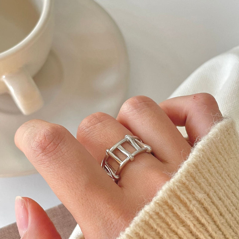 Joyce Irregular Textured Ring