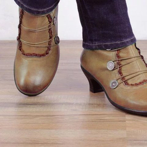 Vintage Inspired Orthopedic Boots