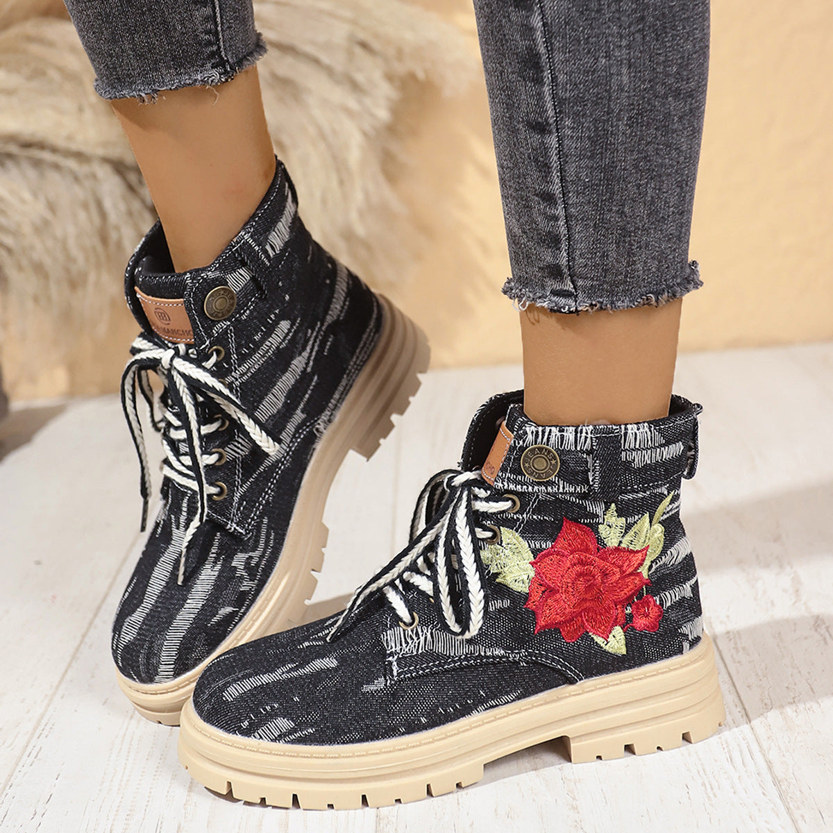Chic Orthopedic Boots with Unique Design