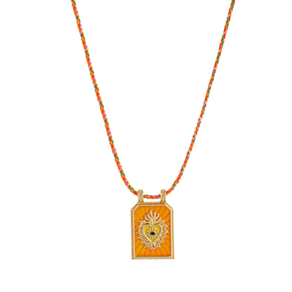 Siyona Cord Charm Necklace