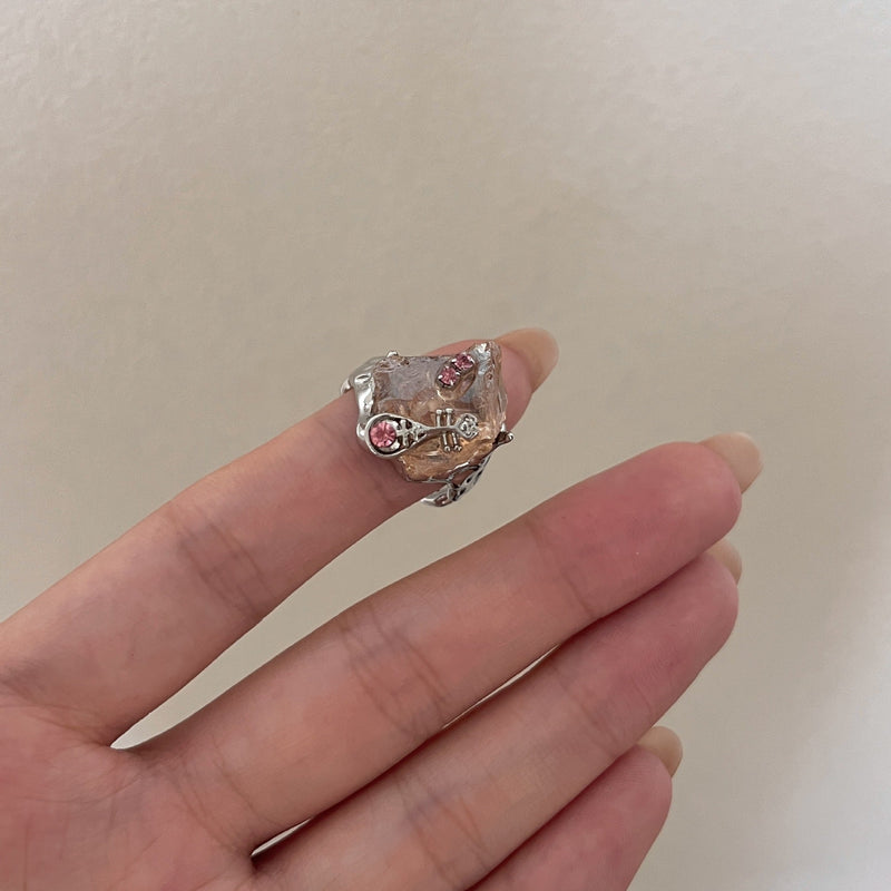Caylie Maillard Stone Flower Ring