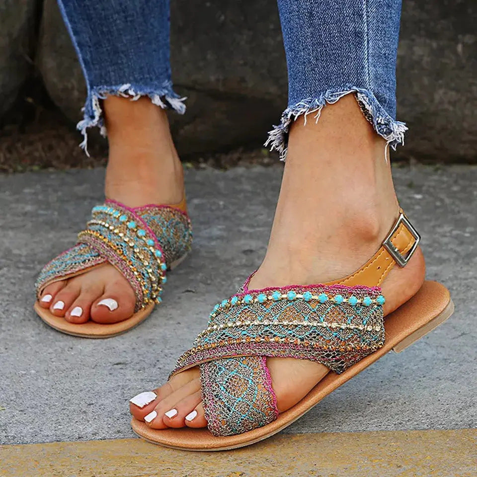 Vintage Inspired Orthopedic Sandals