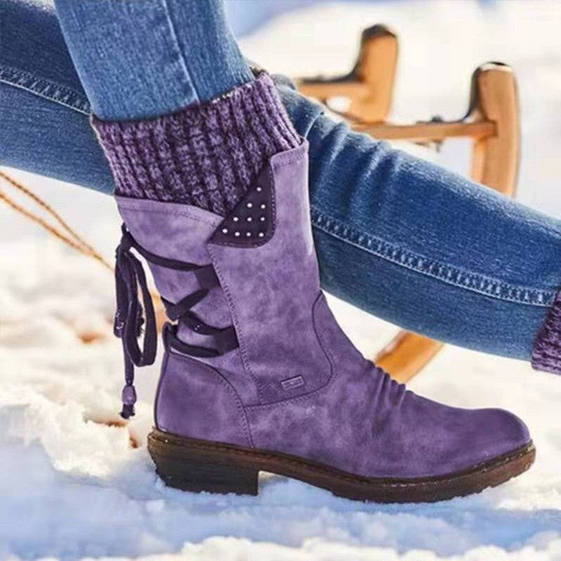 Chic Orthopedic Boots with Unique Design