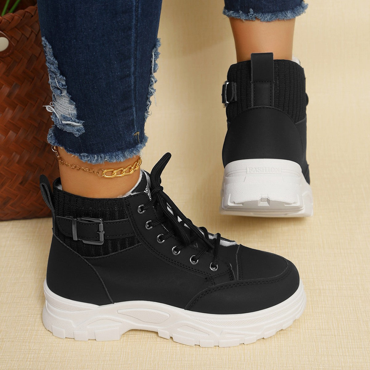 Classic Orthopedic Boots with Timeless Style