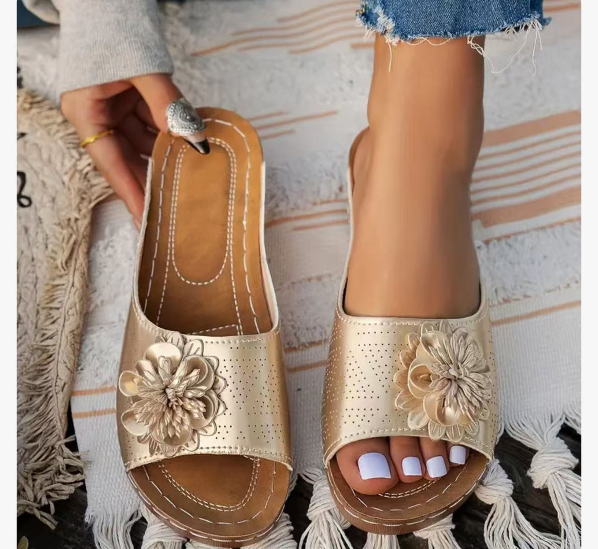 Vintage Inspired Orthopedic Sandals