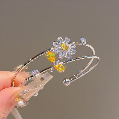 September Bloom Bangle Bracelet