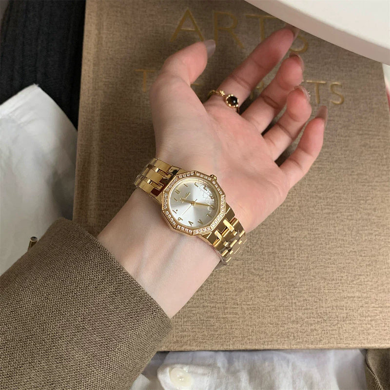 Crystal Accent Bracelet Watch