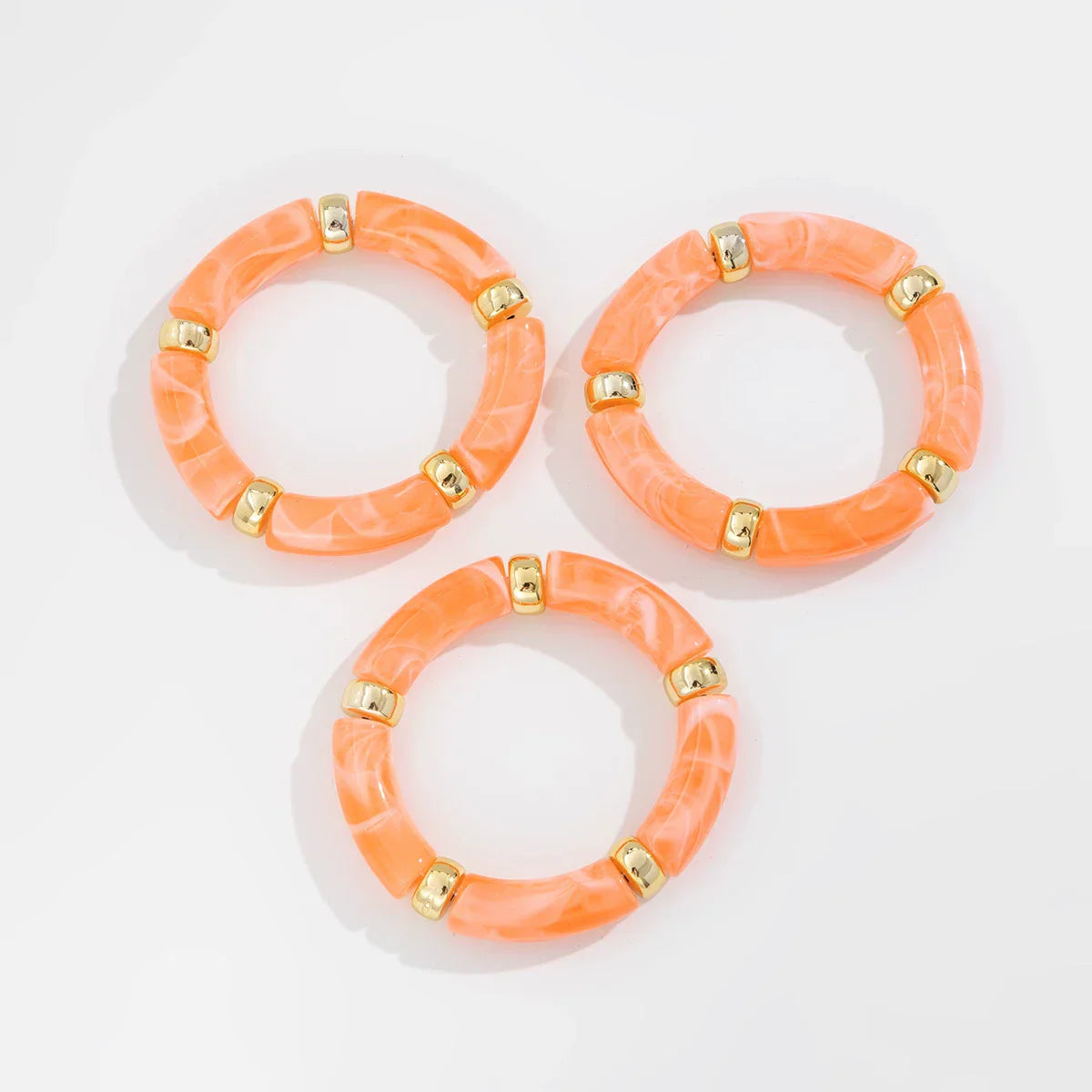 Curved Tube Bracelet Set