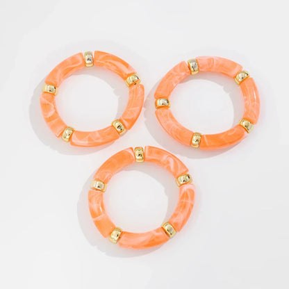 Curved Tube Bracelet Set