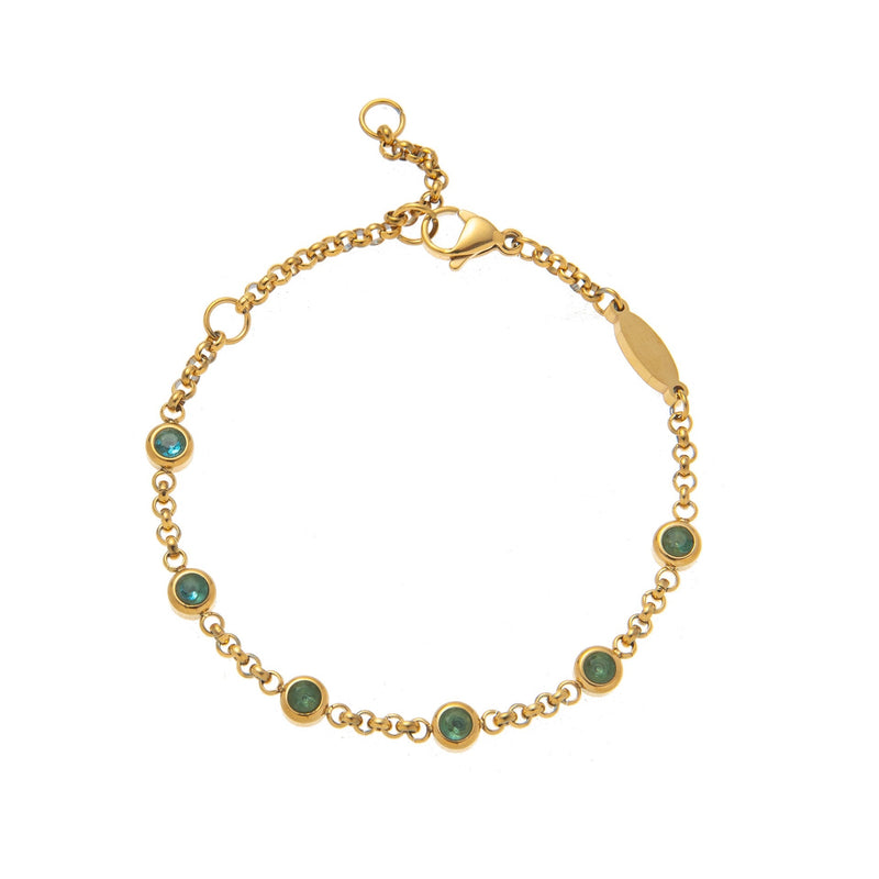 Hasset Minimal Birthstone Bracelet
