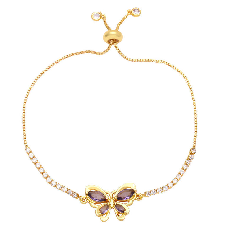 Jamira Zircon Butterfly Bracelet