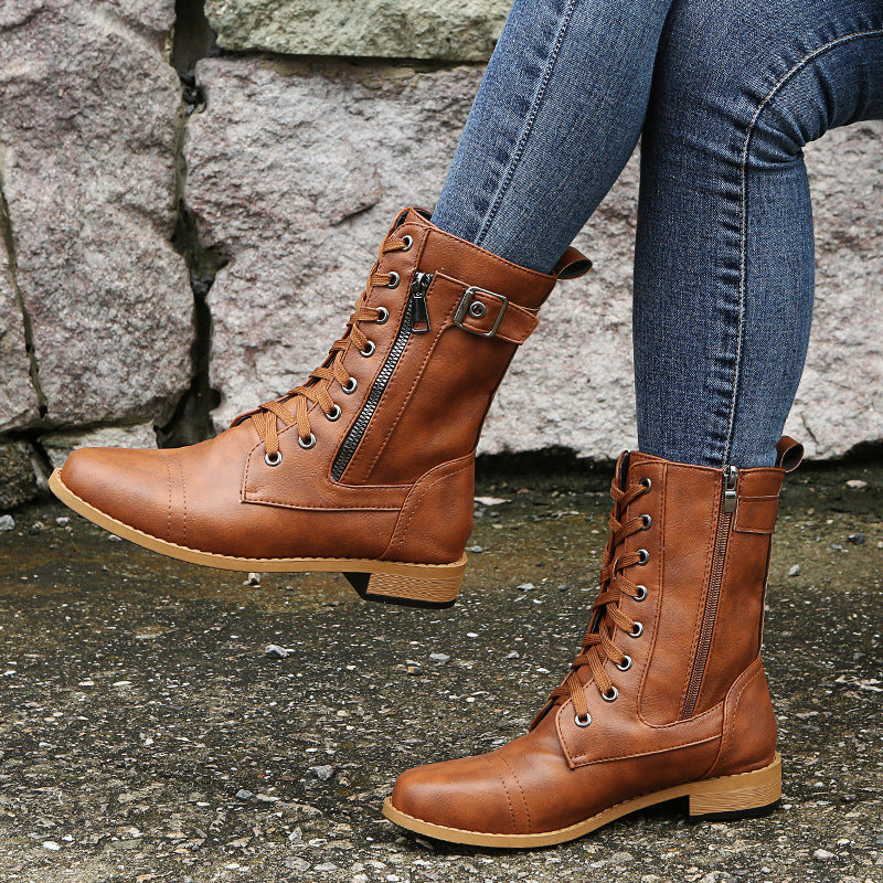 Vintage Inspired Orthopedic Boots
