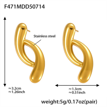 Emmelia Irregular Geometric Earrings