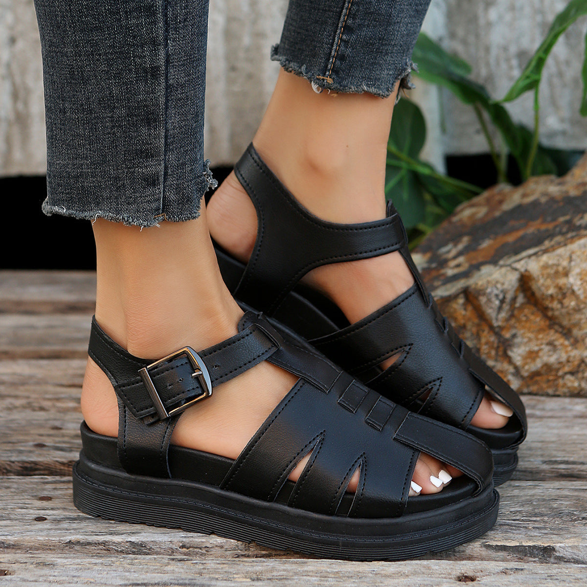 Vintage Inspired Orthopedic Sandals