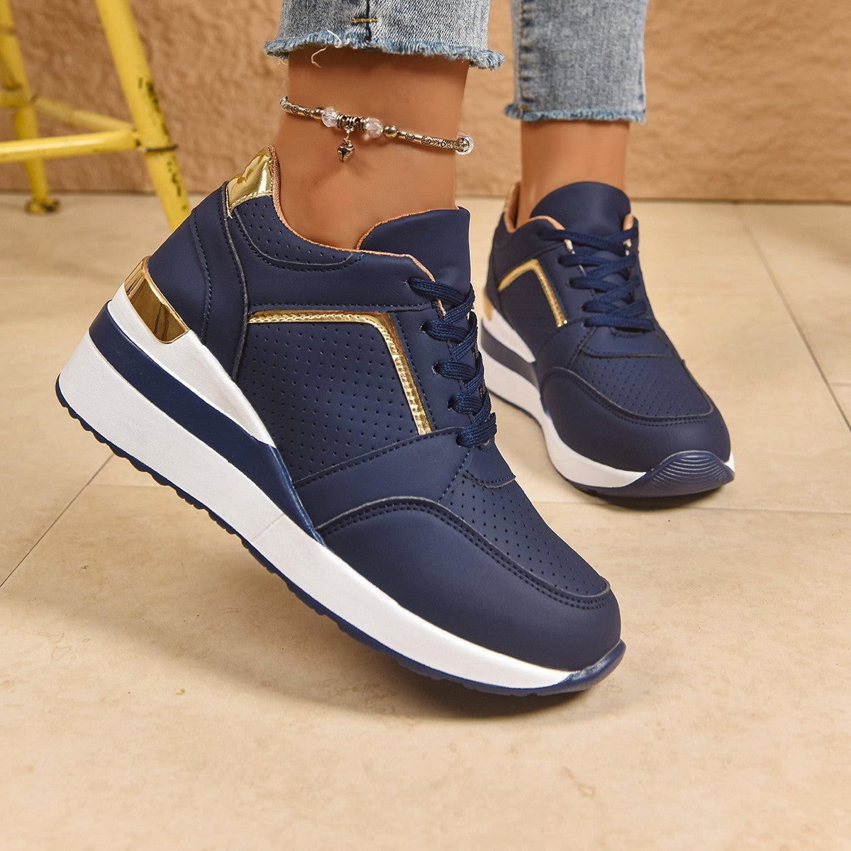 Vintage Inspired Orthopedic Trainers