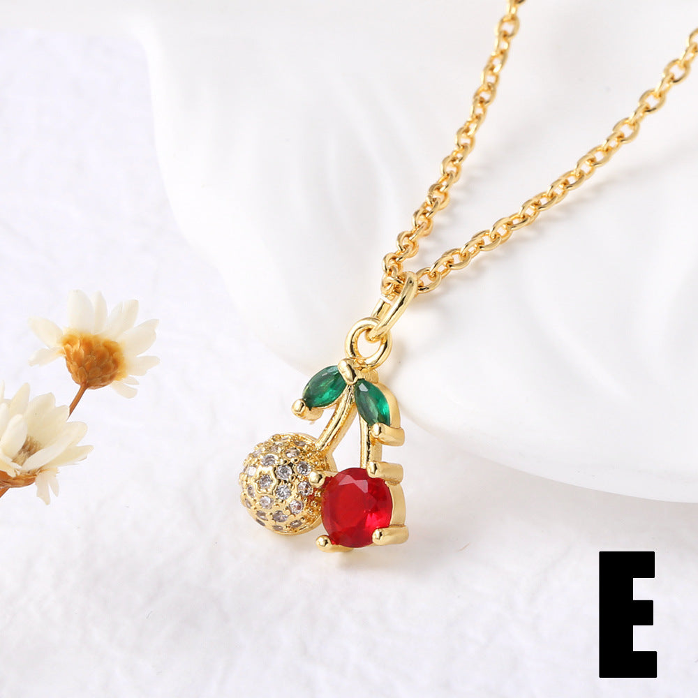 Karol Cherry Pendant Necklace