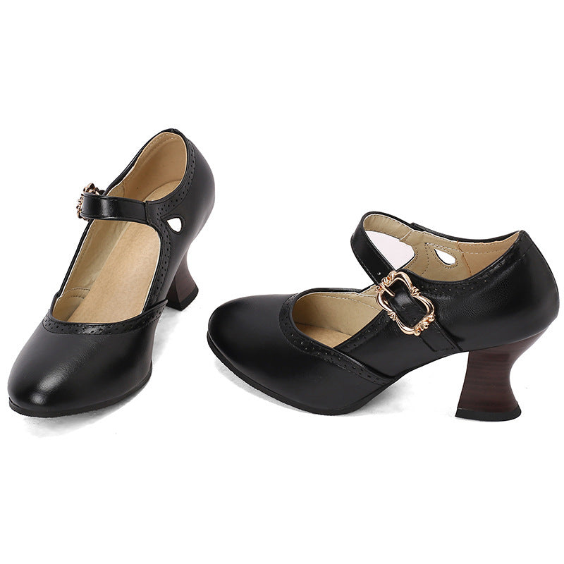 Classic Orthopedic Heels with Timeless Style