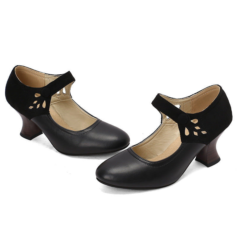 Classic Orthopedic Heels with Timeless Style
