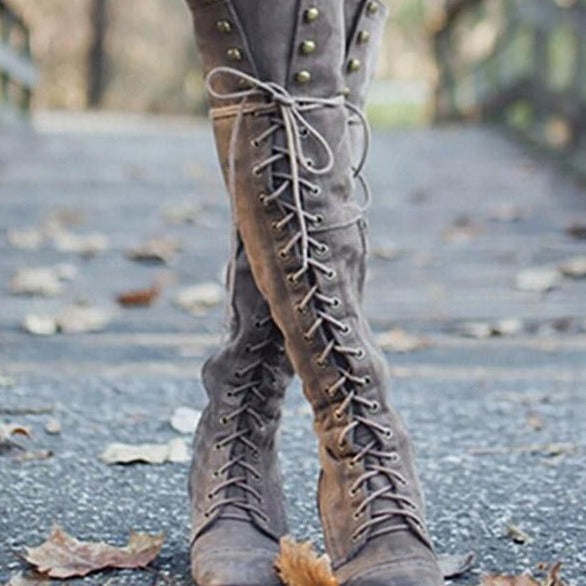 Vintage Inspired Orthopedic Boots