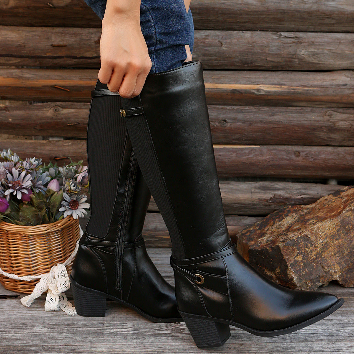 Vintage Inspired Orthopedic Boots