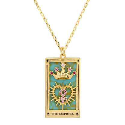 Erynn Gold-plated Tarot Necklace