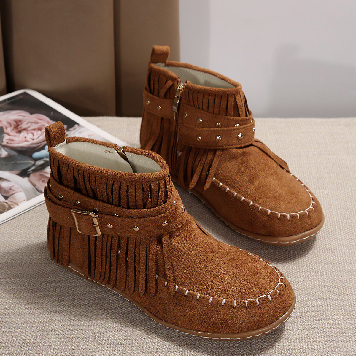 Classic Orthopedic Boots with Timeless Style