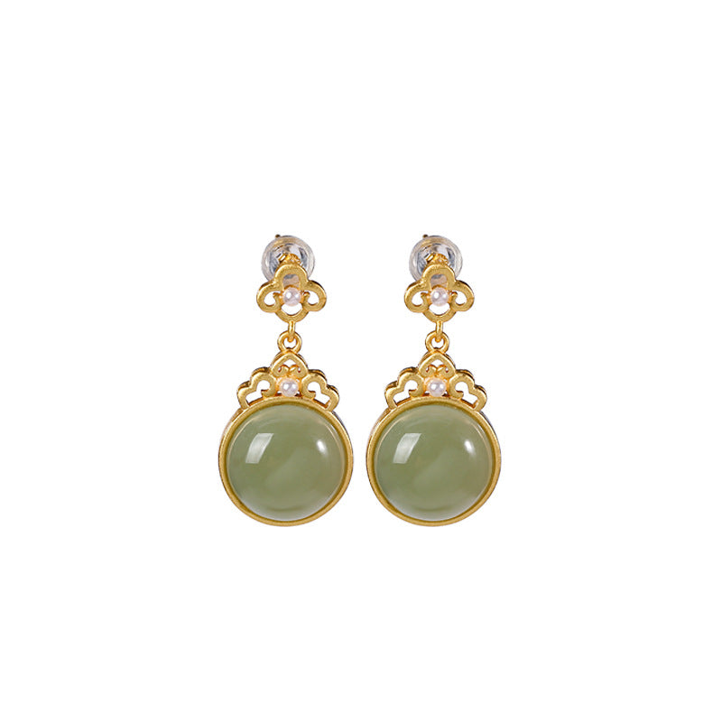 Brynn Jade Drop Earrings