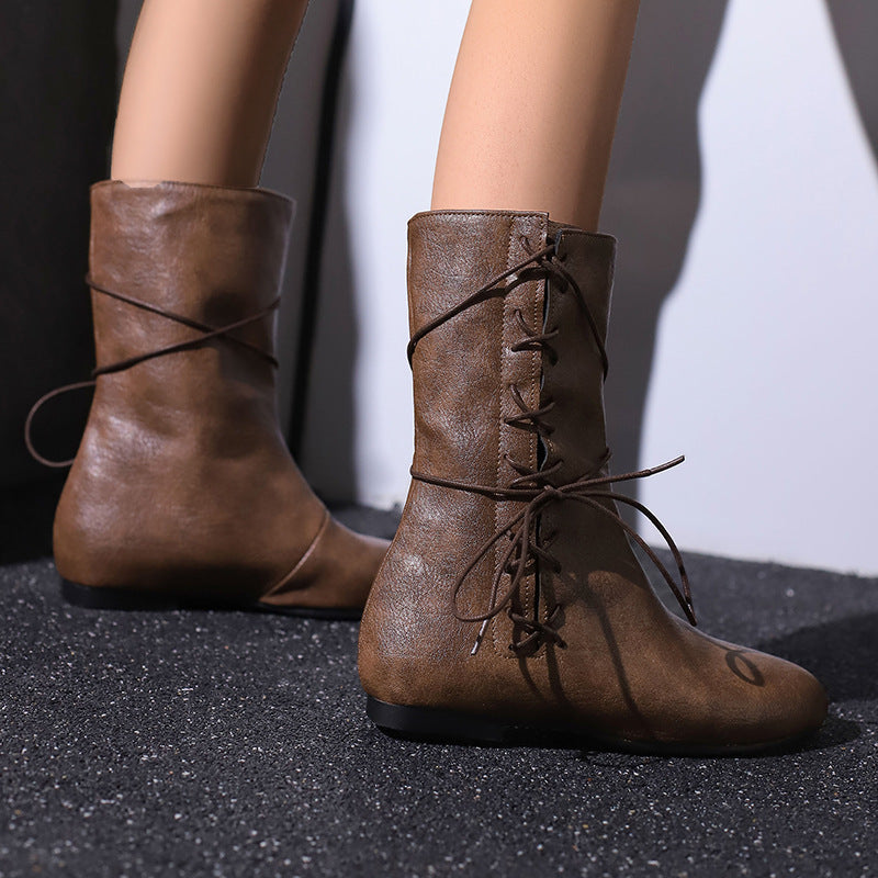 Vintage Inspired Orthopedic Boots
