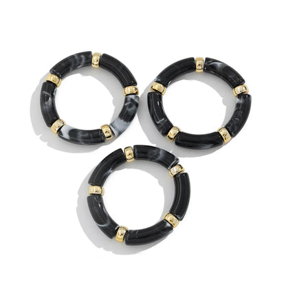 Curved Tube Bracelet Set