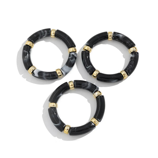 Curved Tube Bracelet Set