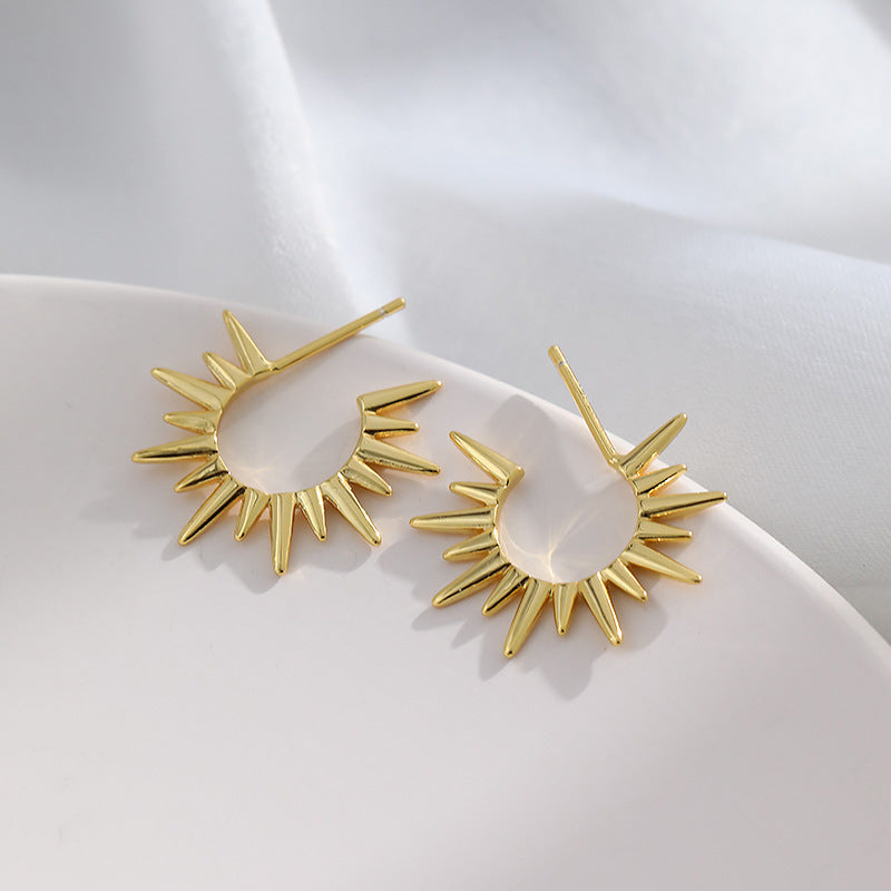 Allyanna Sunflower Drop Earrings